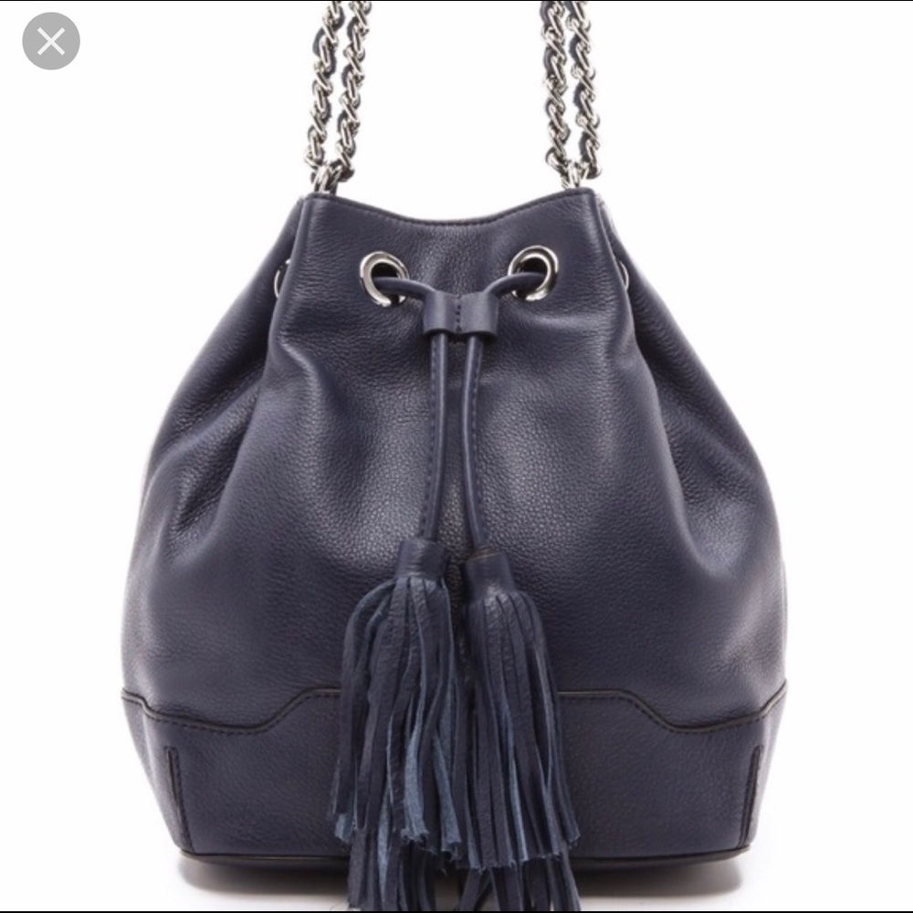 Rebecca Minkoff Lexi Bucket Bag Navy Blue